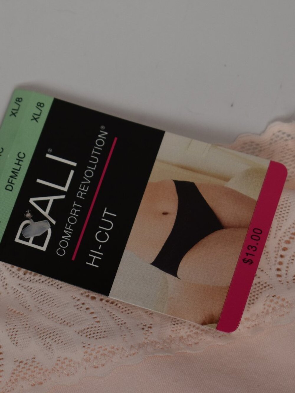 Lot Of Three Bali Comfort Revolution Hi-Cut Women's Panties Size XL/8 NWT - Picture 2 of 5